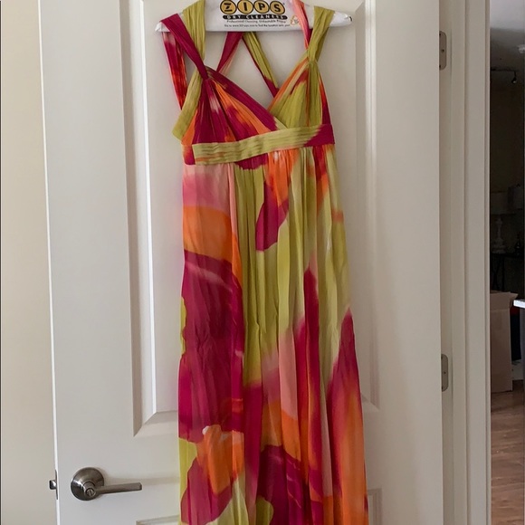 bcbg multicolor dress